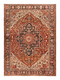 A Heriz Rug