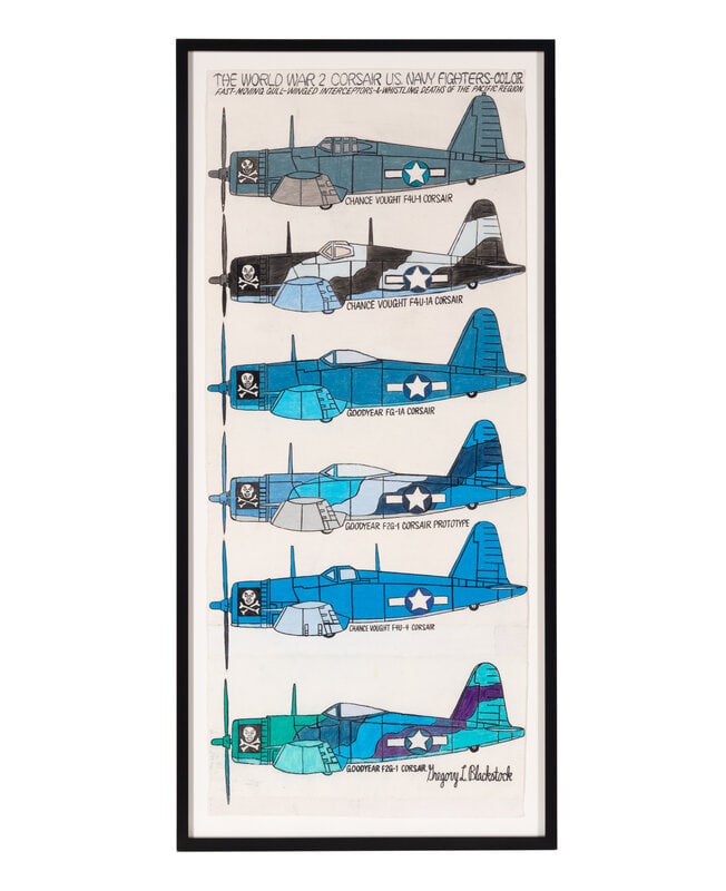 BLACKSTOCK, Gregory (1946-2023). The WW2 Corsair US Navy Fighters. 2011.  (1 of 1)