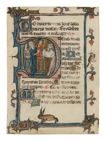 WORKSHOP OF THE MASTER OF BOETHIUS OF MONTPELLIER (active Eastern France, Metz, mid-14th century Le