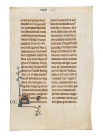 BOHUN GROUP ILLUMINATORS (active England, East Anglia, possibly Norwich, c. 1350s-1380s) A leaf fr