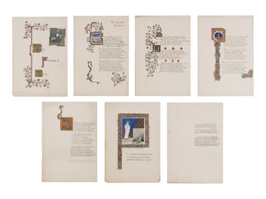 GEOFFREY CHAUCER (1343–1400) The Prioress’s Tale, in Middle English, modern illuminated