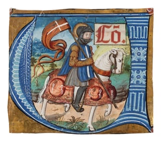 WORKSHOP OF THE MASTER OF PHILIPPA OF GUELDERS (active Paris c. 1500–1530) Saint Maurice in a