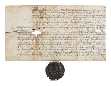 CHANCERY OF ELIZABETH I, Single parchment sheet with Common Recovery under the Great Seal of