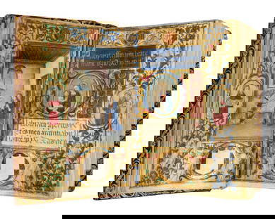 CIRCLE OF ATTAVANTE DEGLI ATTAVANTI (GABRIELLO DI VANTE) (active Florence, c. 1452-c. 1520/25) The: CIRCLE OF ATTAVANTE DEGLI ATTAVANTI (GABRIELLO DI VANTE) (active Florence, c. 1452-c. 1520/25) The Carafa Hours, Use of Rome, in Latin, illuminated manuscript on parchment [Italy, Florence, c. 1490–