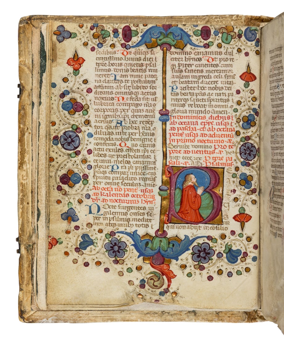 FOLLOWER OF TADDEO CRIVELLI (b. Ferrara, 1425; d. Bologna, 1479) The von Wolkenstein Breviary, for: FOLLOWER OF TADDEO CRIVELLI (b. Ferrara, 1425; d. Bologna, 1479) The von Wolkenstein Breviary, for Franciscan Use, in Latin, illuminated manuscript on parchment [Italy, Ferrara? 1499] Luxurious dated