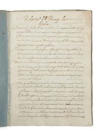 EARLY MODERN DOCUMENT KNOWN AS “RELATIONI” Anonymous, Relationi delli Principi de Italia