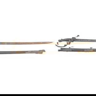 Attic Condition US Model 1850 Staff & Field Officer's Sword by Clauberg: Attic Condition US Model 1850 Staff &amp; Field Officer's Sword by Clauberg American Civil War 32" slightly curved single edged blade with 21.5" stopped central fuller. 37.5" in overall length. 5.75"