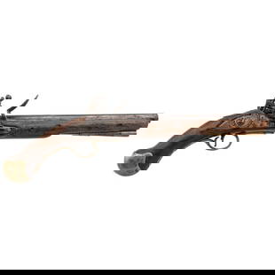 British Pattern 1801 Sea Service Pistol: British Pattern 1801 Sea Service Pistol Napoleonic Wars / War of 1812 .56 caliber (pistol bore). 12" pinned barrel. NSN. Bright finish, brass furniture, walnut stock. Single shot flintlock