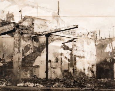 Carlos Garaicoa (Cuban, b. 1967) Ave. 20 of Mayo y Estévez La Habana, 2012: Carlos Garaicoa (Cuban, b. 1967) Ave. 20 of Mayo y Estévez La Habana, 2012 pigment print on gelatin-coated bone 4 3/4 x 5 13/16 inches. Property from the Collection of Rhona Hoffman This lot is