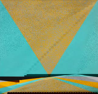 Hilton Brown (American, b. 1938) Gatsby's Guests, 1963: Hilton Brown (American, b. 1938) Gatsby's Guests, 1963 acrylic polymer on canvas signed H. Brown, titled and dated (verso) 65 1/2 x 68 inches. This lot is located in Chicago. Provenance: K. Kazimir