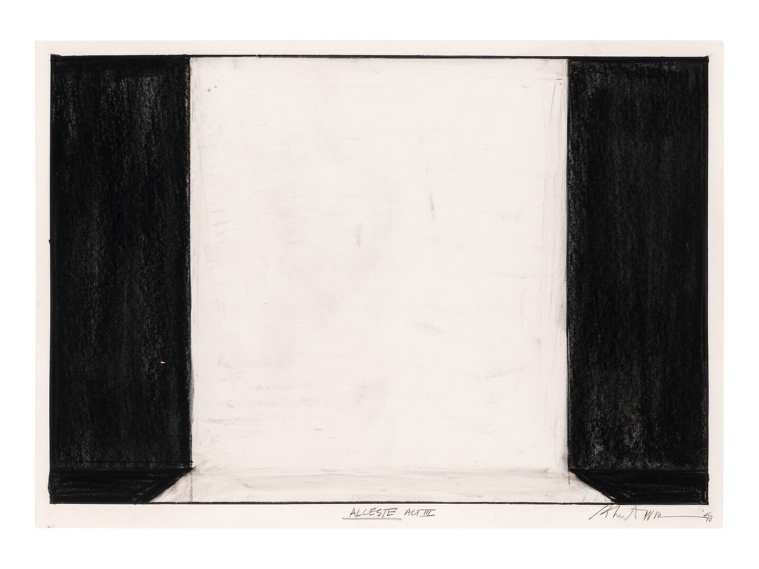 Robert Wilson (American, b. 1941) Alceste, Act III, 1990 (1 of 3)