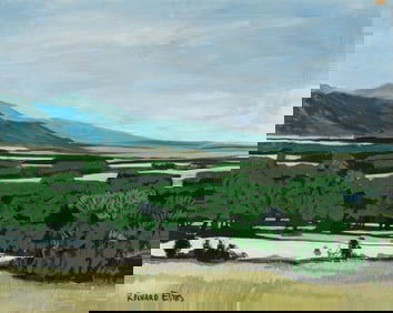 Richard Estes (American, b. 1932) Landscape