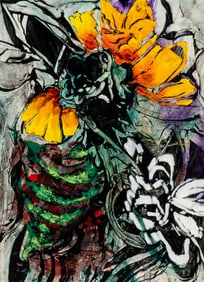 Jim Waid (American, b. 1942) Untitled, Emergence #8, and Untitled, 2003 (a group of three works)