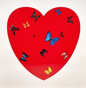 Damien Hirst (British, b. 1965) All you need is Love, Love, Love, 2008