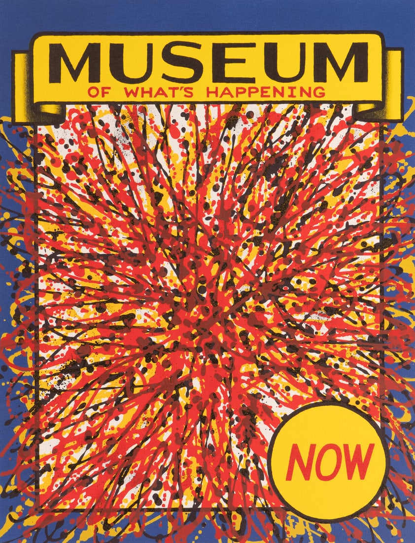 Roger Brown (American, 1941-1997) Museum of What's Happening Now, 1992: Roger Brown (American, 1941-1997) Museum of What's Happening Now, 1992 screenprint signed, dated, and inscribed A.P. 7 in pencil 17 x 13 inches. Property from the Collection of Gregory Brown This lot