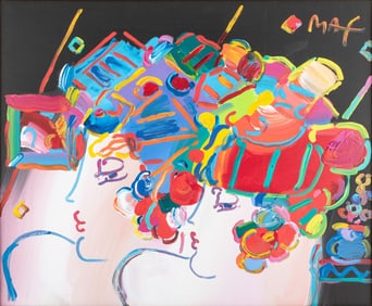 Peter Max (American, b. 1937) Mondrian Ladies IV, 1995