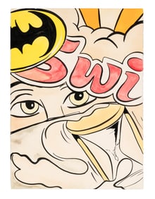 CRASH (American, b. 1961) Untitled (Batman), 1989