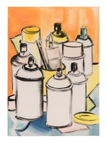 CRASH (American, b. 1961) Untitled (Spray Cans), 1989