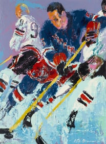 Leroy Neiman (American, 1921-2012) Hockey, 1969