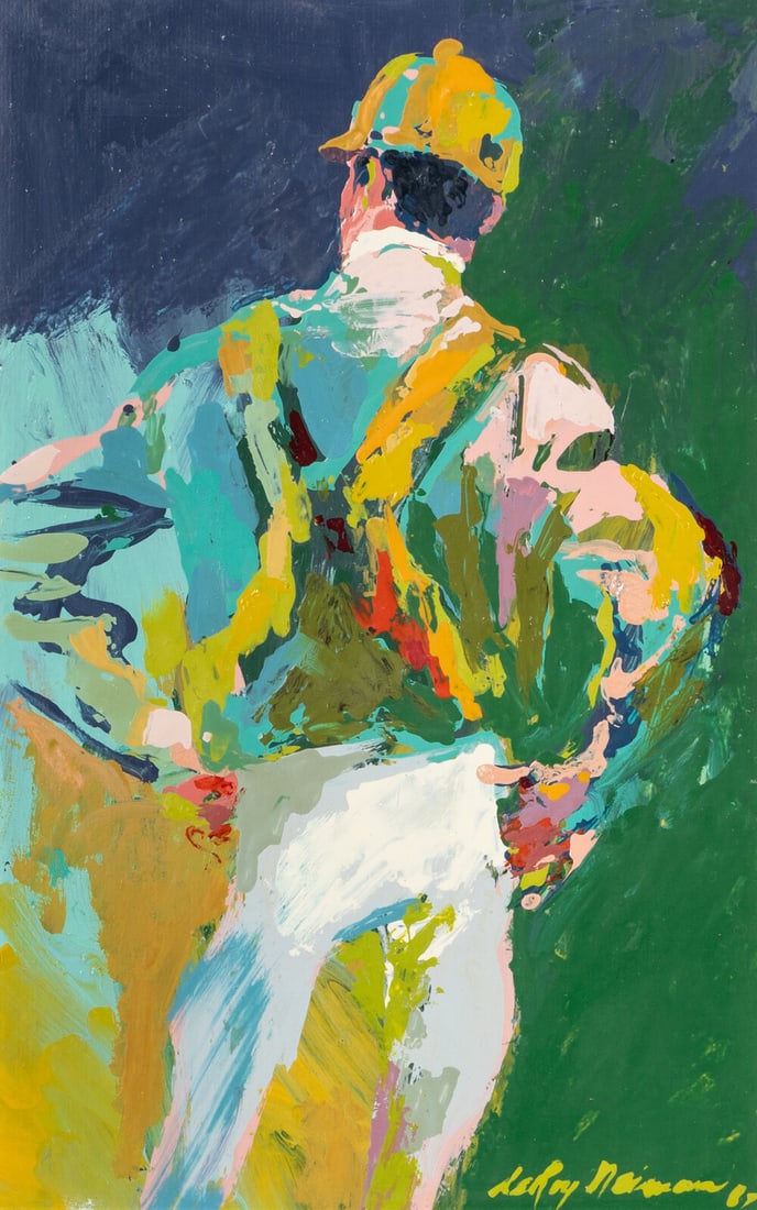 Leroy Neiman (American, 1921-2012) Jockey Champ, 1967 (1 of 3)