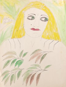 Lee Godie (American, 1908-1994) Untitled