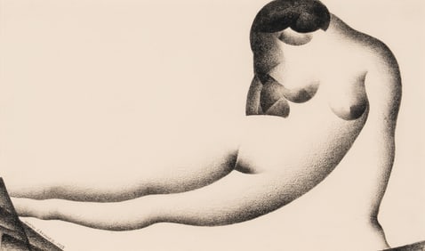 William Samuel Schwartz (American, 1896-1977) Untitled (Nude in Repose), 1928