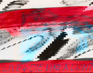 Leon Golub (American, 1922–2004) Live + Die Like a Lion?, 2002