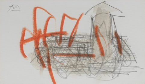 Robert Motherwell (American, 1915–1991) Untitled (from the Joyce Sketchbook), 1985