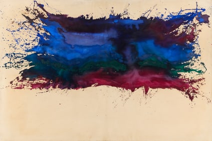 Pat Lipsky (American, b. 1941) Blue Flood, 1969