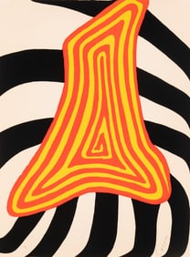 Alexander Calder (American, 1898-1976) Zèbre Jaune et Zèbre Noir, 1976