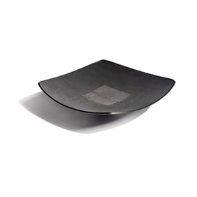 Tom Joyce (American, b. 1956) Bronze Footed Platter, 1995