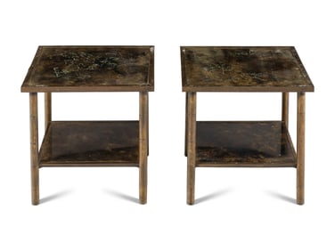 Philip and Kelvin LaVerne (American, 1907-1987 | b. 1937) Two Classical Side Tables