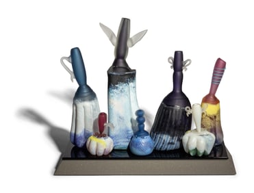 Bernie D'Onofrio (American, b. 1951) Bottle sculpture