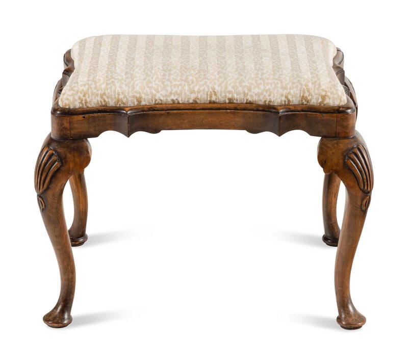 A Georgian Mahogany Footstool (1 of 2)