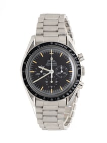 OMEGA, REF. 145.022 STAINLESS STEEL 'SPEEDMASTER' 'ZAF' MILITARY-ISSUED CHRONOGRAPH WATCH, BOX &