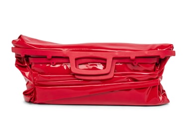 MAISON MARGIELA, RED VINYL CLUTCH