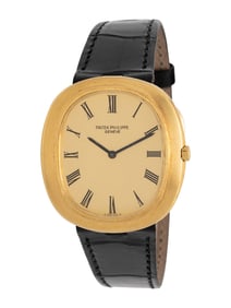 PATEK PHILIPPE, REF. 3589J 18K YELLOW GOLD 'GRAND ELLIPSE' WATCH