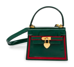 MOSCHINO, PATENT LEATHER MINI BAG