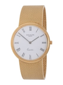 PATEK PHILIPPE, REF. 3744/1 18K YELLOW GOLD 'CALATRAVA' WATCH