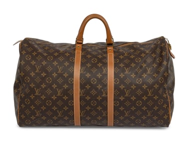 LOUIS VUITTON FRENCH COMPANY MONOGRAM KEEPALL