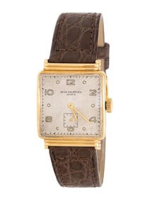 PATEK PHILIPPE, 'PRE-REFERENCE' 18K YELLOW GOLD WATCH