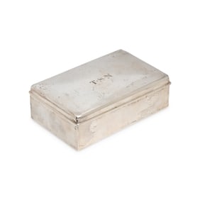 TIFFANY & CO., STERLING SILVER CIGARETTE BOX
