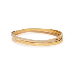 CARTIER, TRICOLOR GOLD 'TRINITY' BRACELET