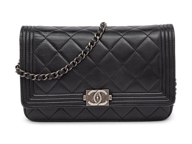 CHANEL, BOY WALLET ON CHAIN