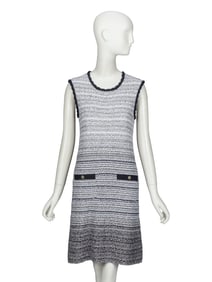 CHANEL, SLEEVELESS GRADIENT KNIT DRESS