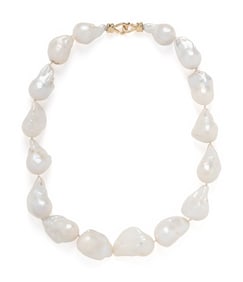 BAROQUE CULTURED PEARL NECKLACE