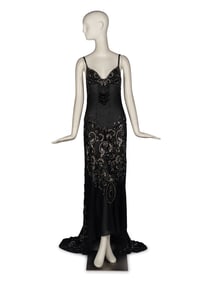 IMPORTANT GIANNI VERSACE COUTURE GOWN, FORMERLY OWNED BY GIANNI VERSACE, F/W 1987-88