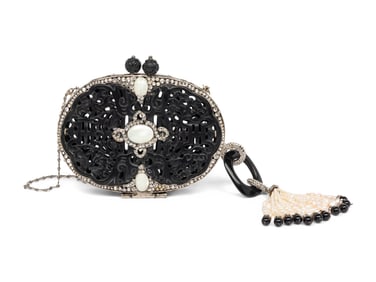 IRADJ MOINI, FILIGREE CARVED MINAUDIÈRE