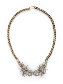 DIAMOND FLOWER NECKLACE