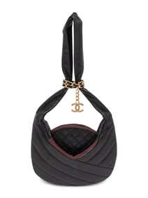 CHANEL, CHAPLAIN LEATHER EVENING BAG